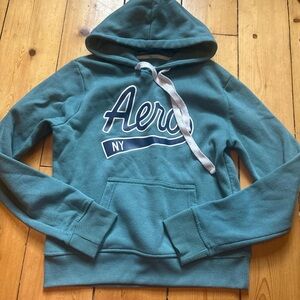 Aeropostale Blue Hoodie Sweater